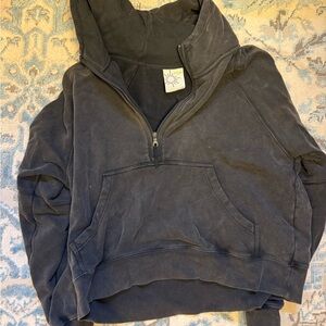 Aerie by Offline Black Women's Cropped Hoodie